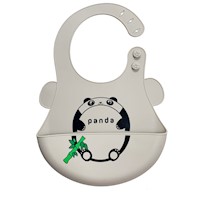 Babero de Silicona Panda